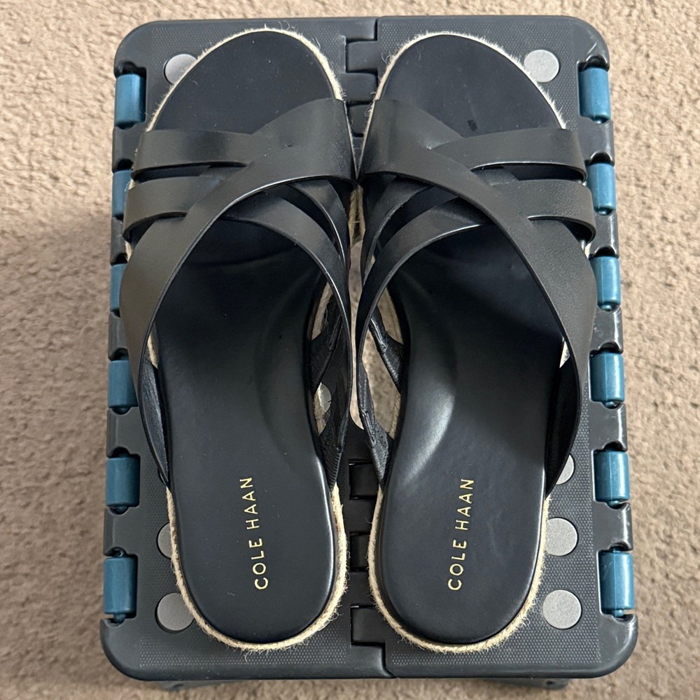 Cole Haan Women's Black Strappy Sandals
